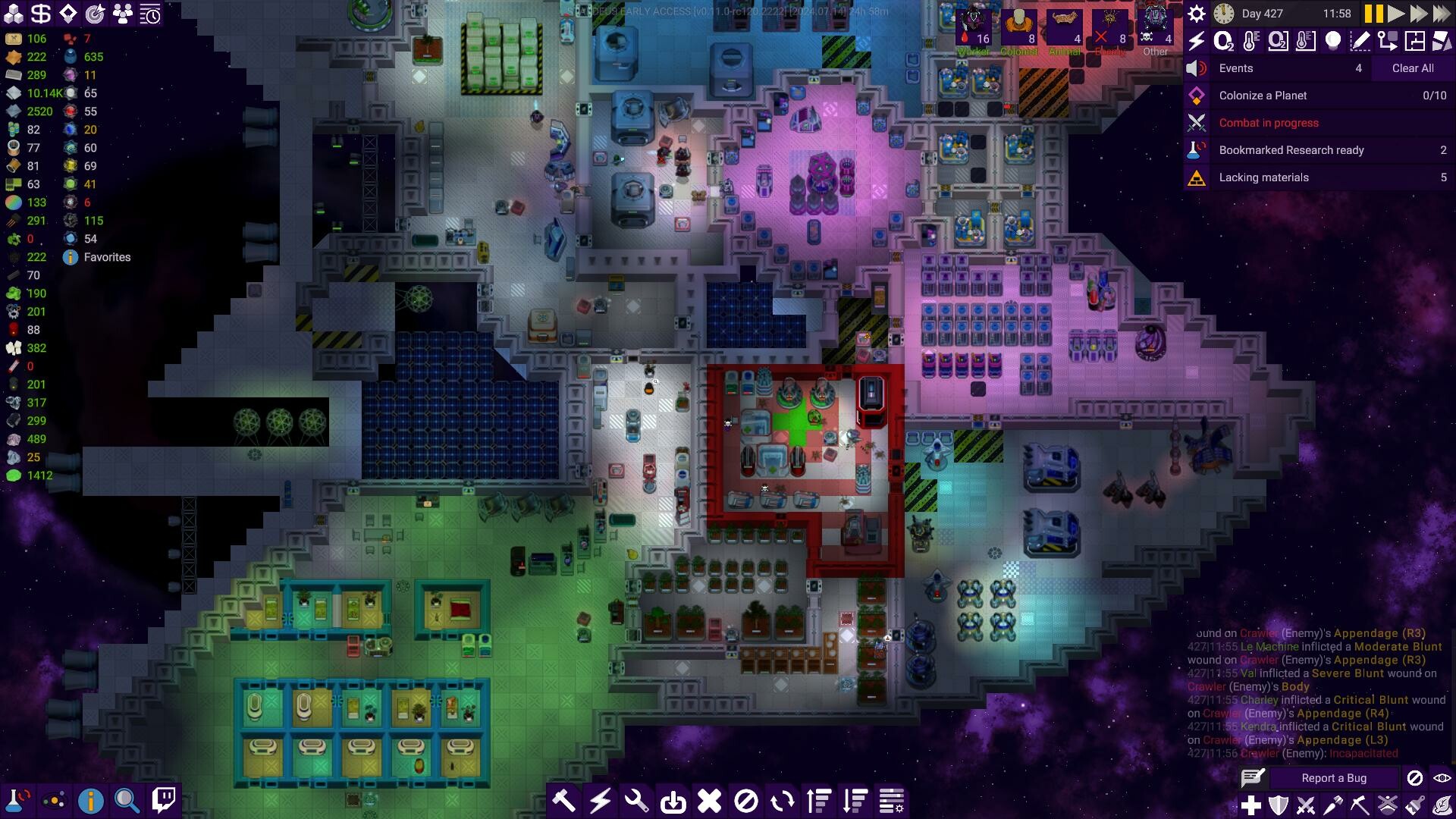 繁星旅途 / Stardeus 截图