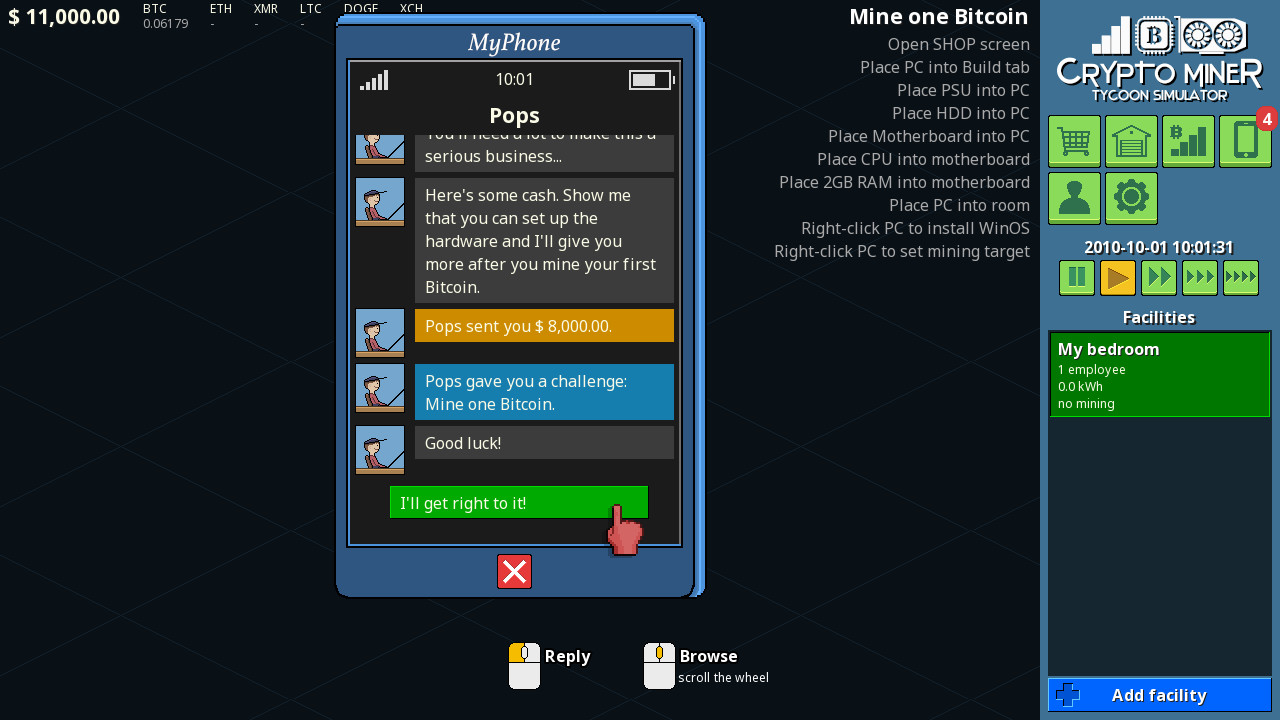 挖矿大亨模拟器 / Crypto Miner Tycoon Simulator 截图