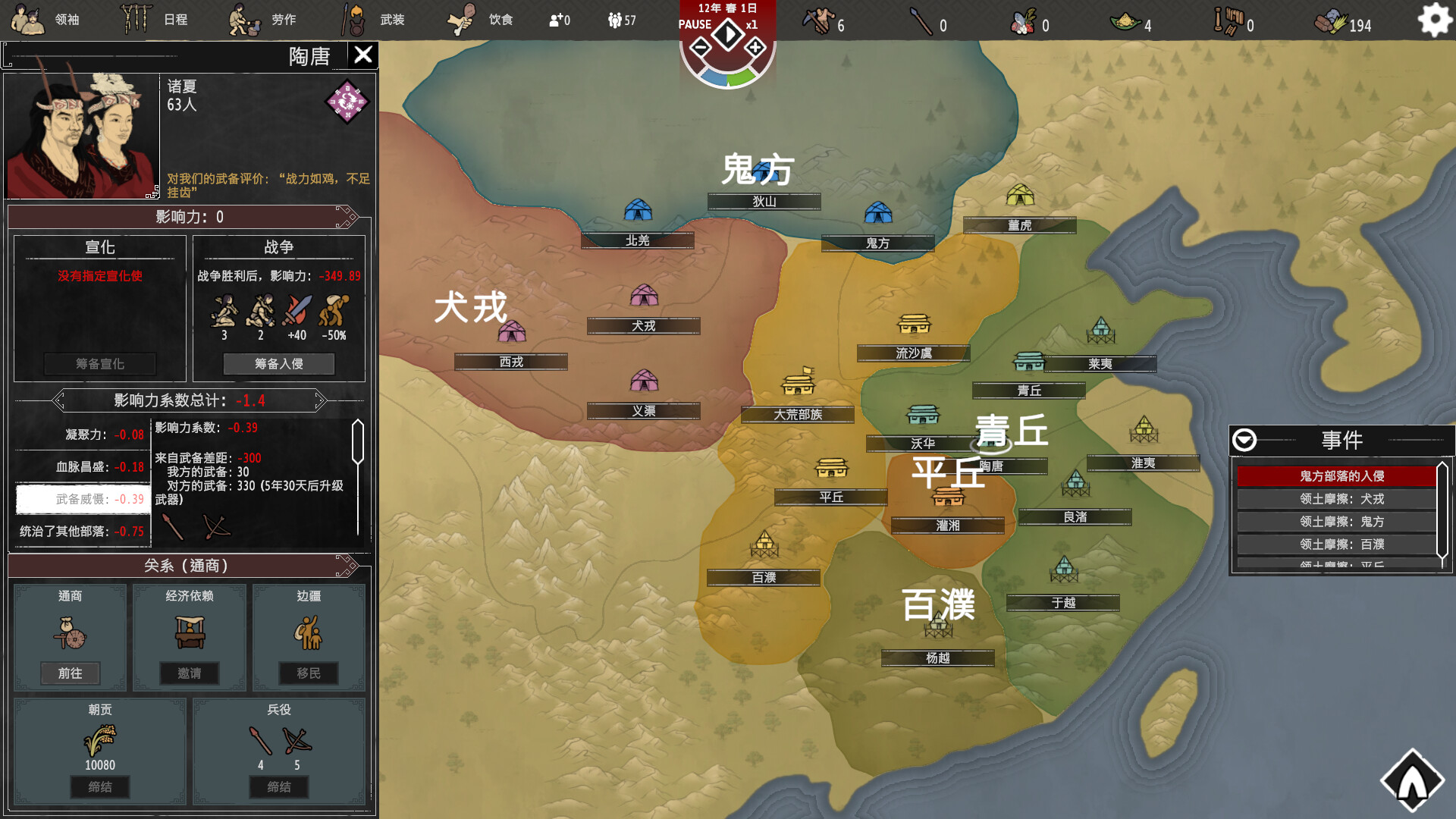 大荒先民 / Primitive Society Simulator 截图