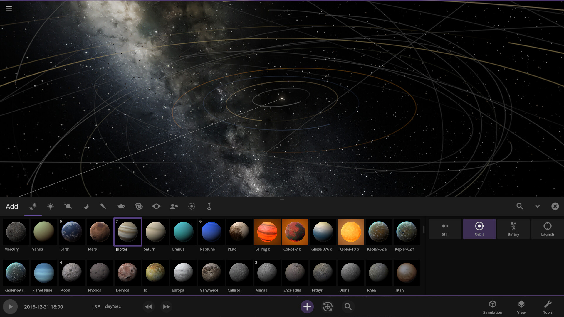 宇宙沙盘/宇宙沙盒/Universe Sandbox 截图