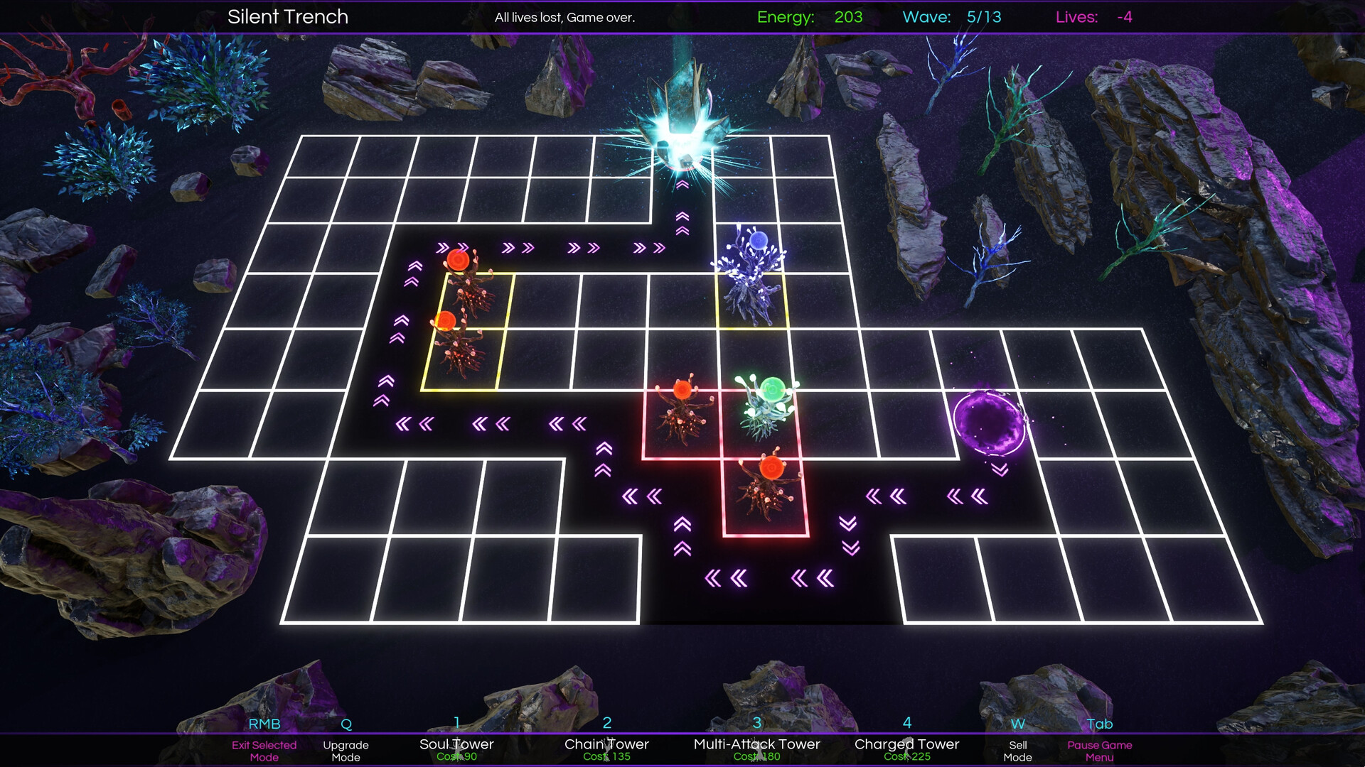太空自然攻击塔防御 / Space Nature Attack Tower Defense 截图