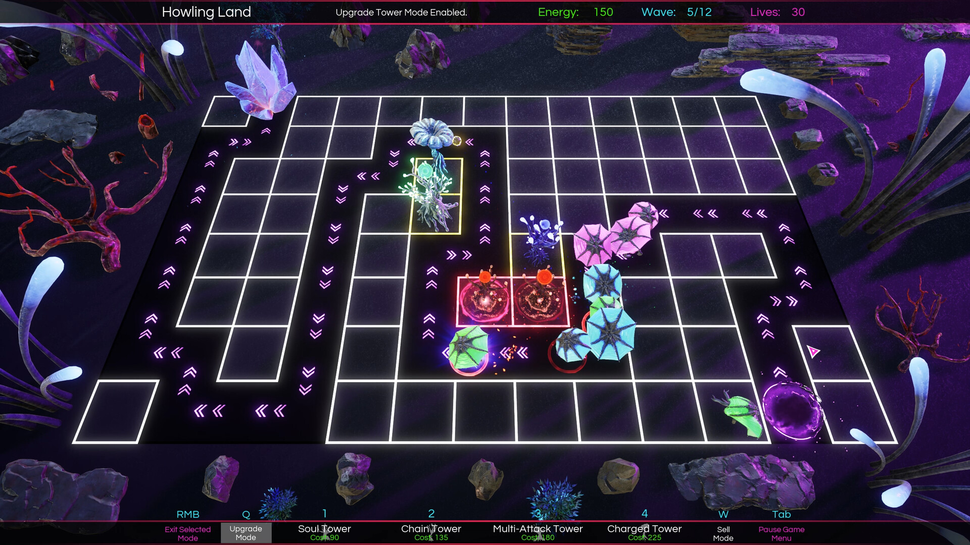 太空自然攻击塔防御 / Space Nature Attack Tower Defense 截图