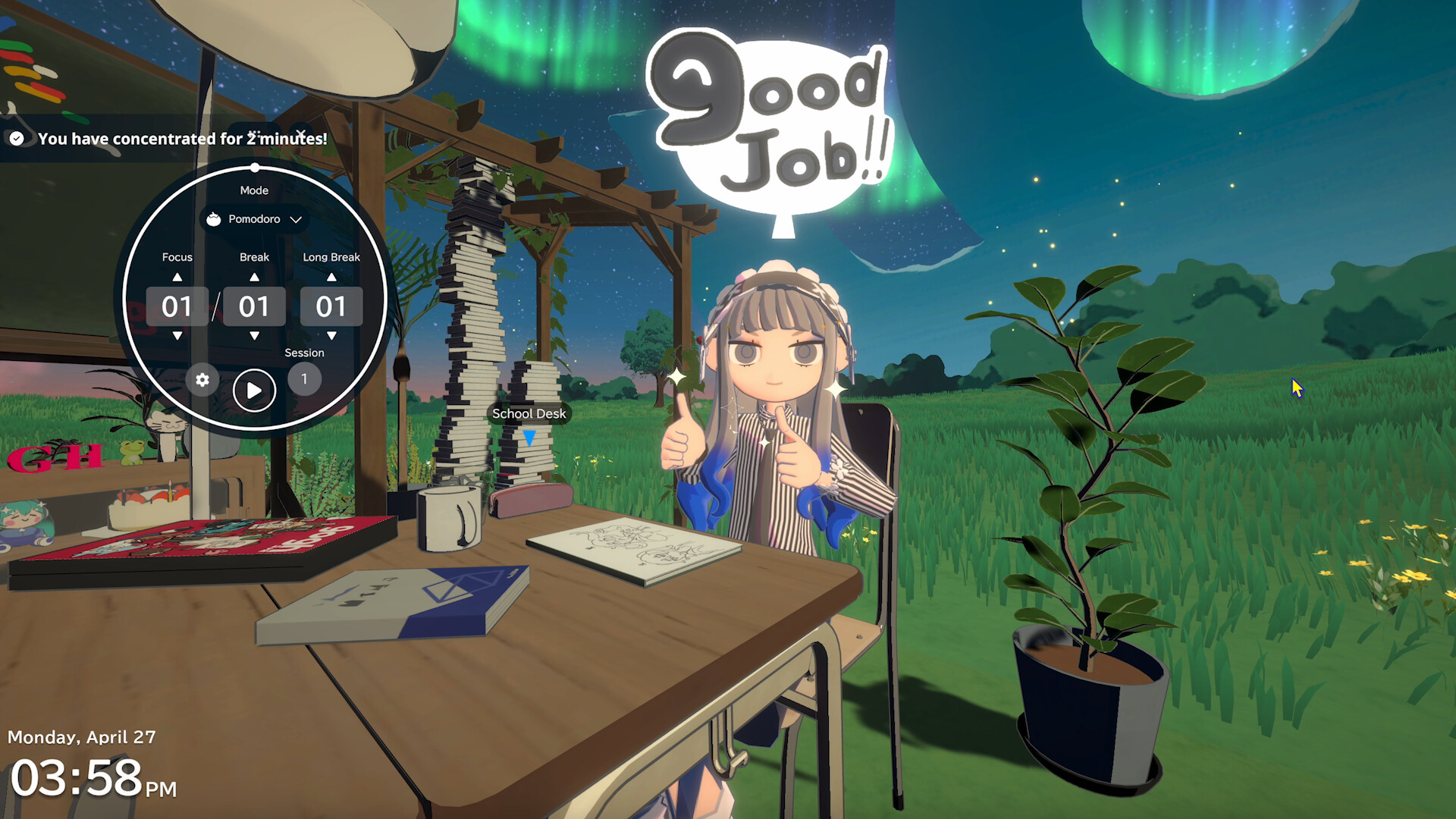 gogh: 虚拟形象与专注/gogh: Focus with Your Avatar 截图