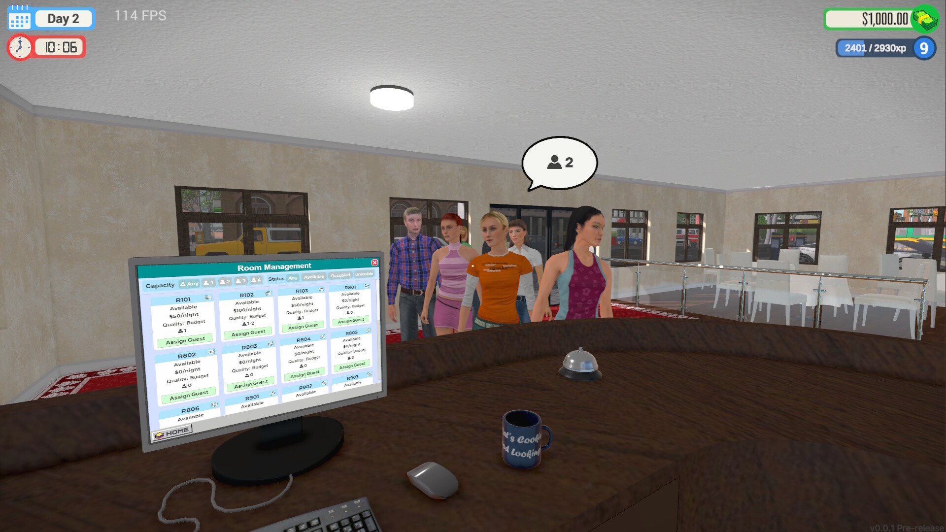 酒店经理模拟器/Hotel Manager Simulator 截图