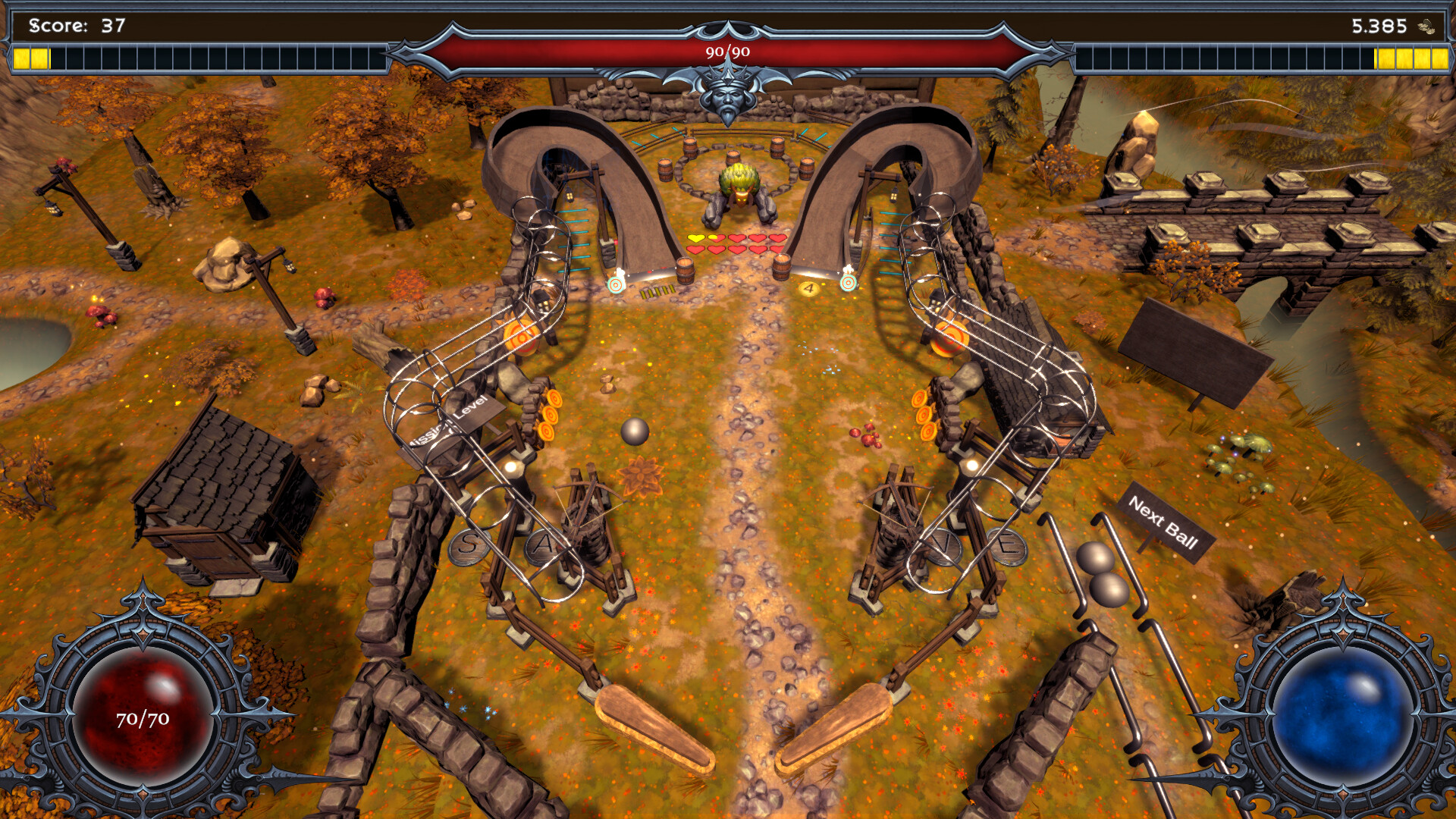 魔法弹球 / Runix Pinball Roguelike 截图