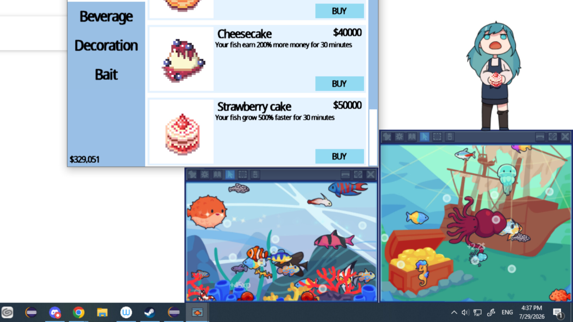 桌面水族馆/Vquarium 截图