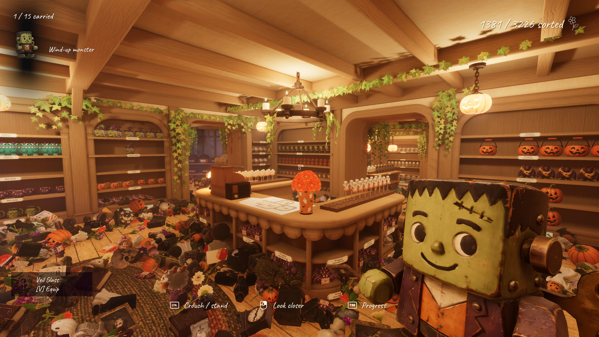 万圣节商店大扫除 / Tidy Up the Halloween Shop 截图